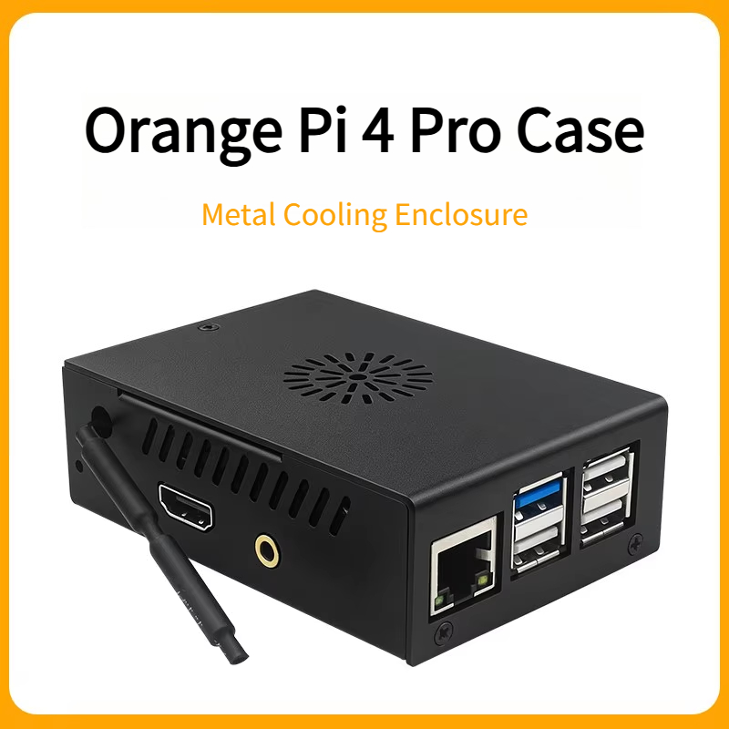 Pi 4 Case - Orange Pi 4 Pro için Alüminyum