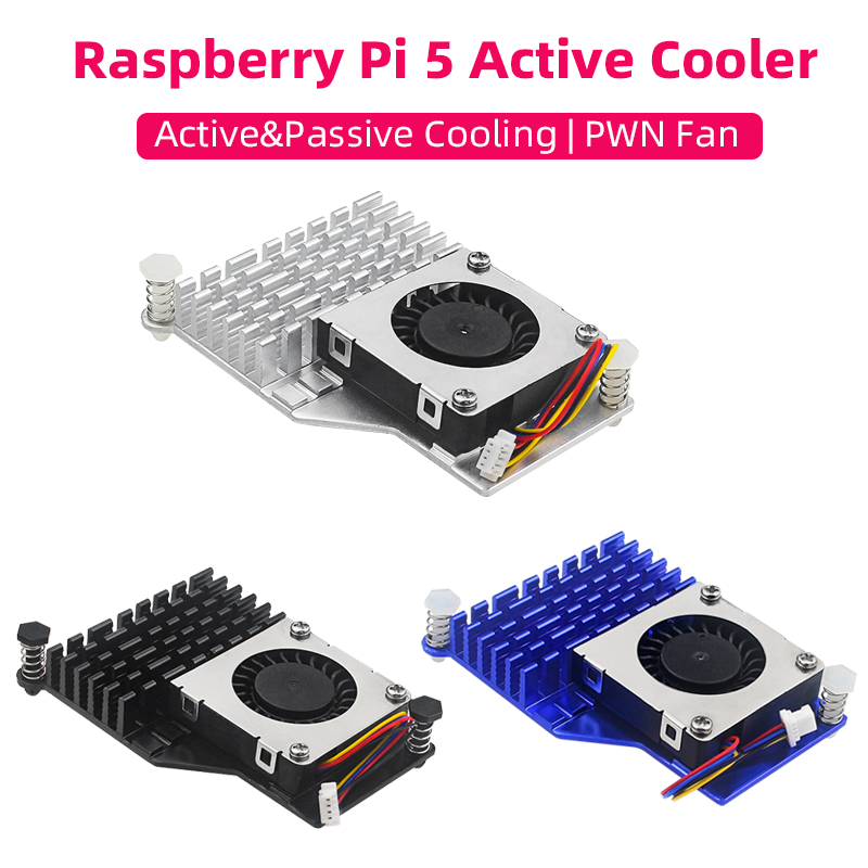 Pi Cooler - Ahududu Pi 5 aktif soğutucu alüminyum