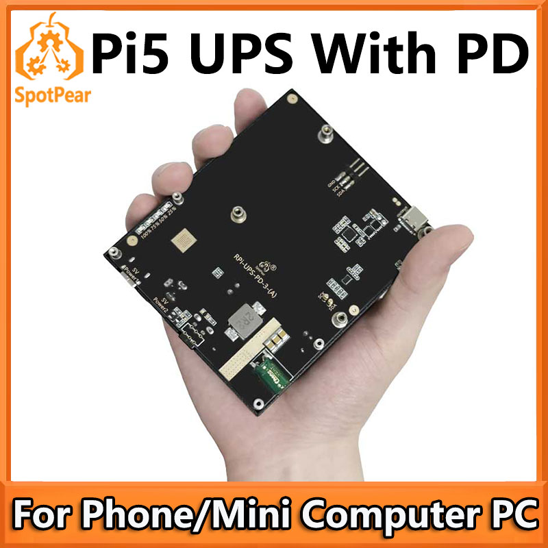Pi Power Supply - Raspberry Pi 5 / 4B UPS,
