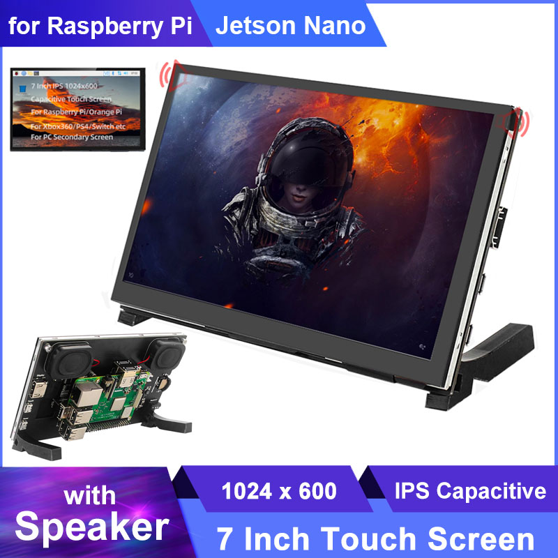 Pi 5 Case - 7 inç Raspberry Pi Dokunmatik Ekran