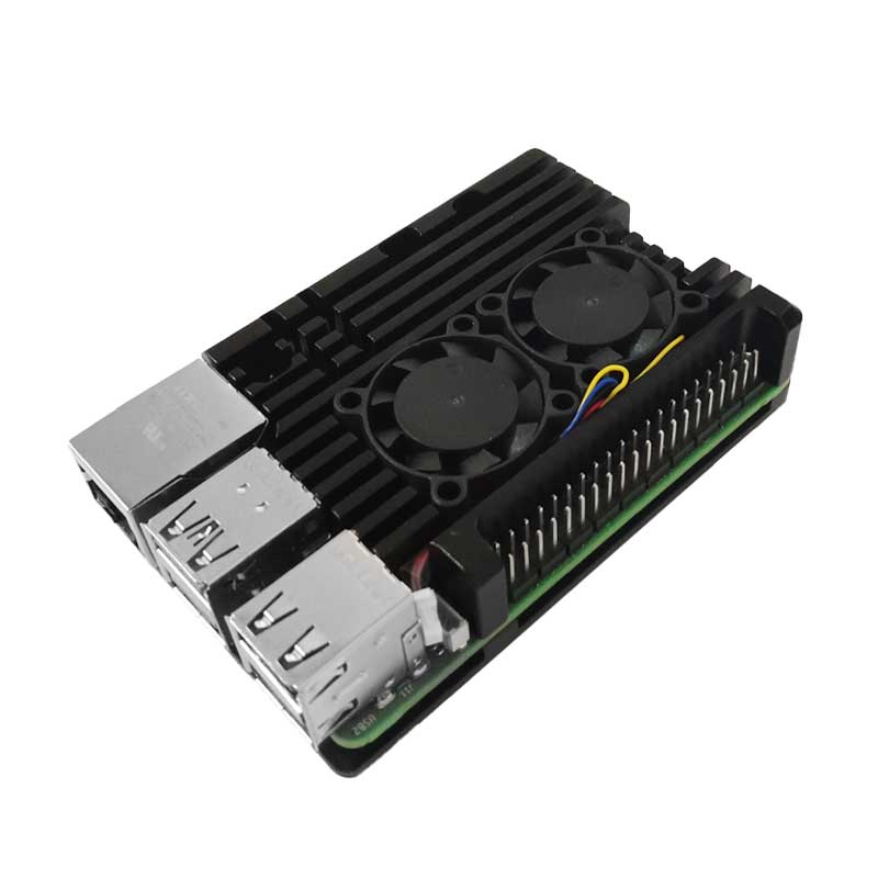 Pi 5 Case - Raspberry Pi 5 Çift Soğutma Fanlı