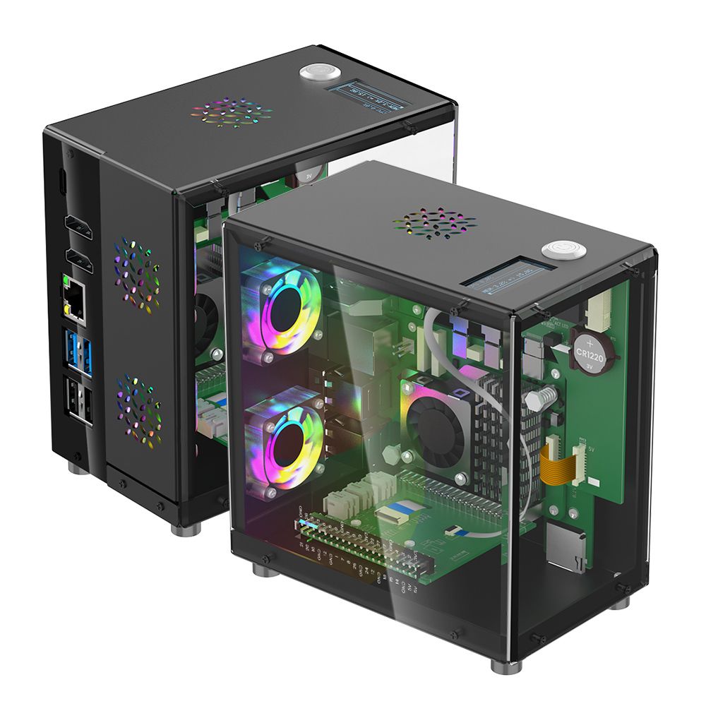 Pi 5 Case - Raspberry Pi 5 Kasa Koruyucu Kit,