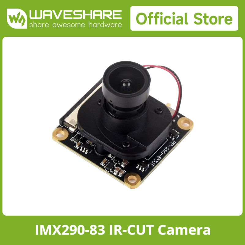 Raspberry Pi Global Shutter Camera Imx296 - Waveshare IMX290-83 IR-CUT Kamera, Starlight Kamera