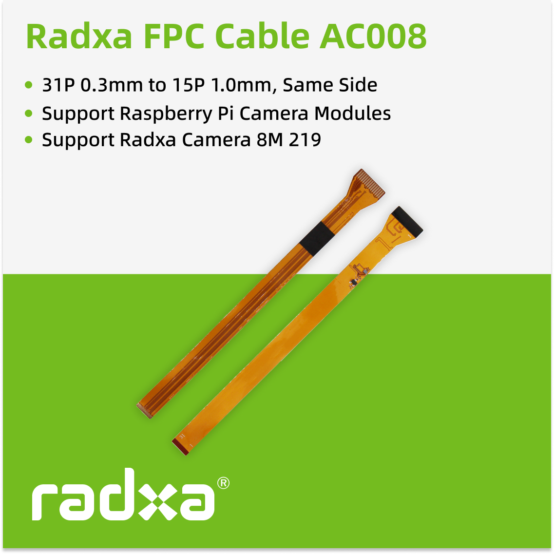 Pi Camera Cable - Kamera için Radxa Kamera FPC Kablosu