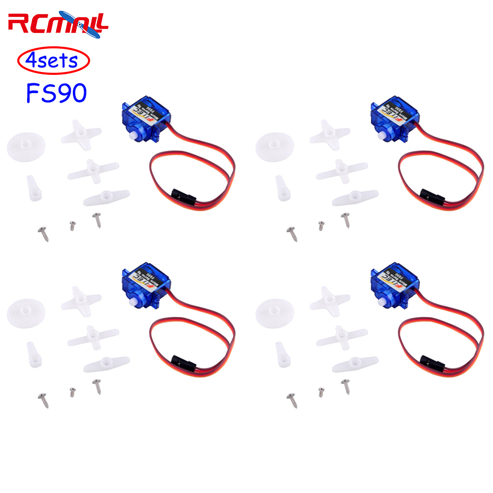Raspberry Pi 4 - 4 takım fstech FS90 9g mikro