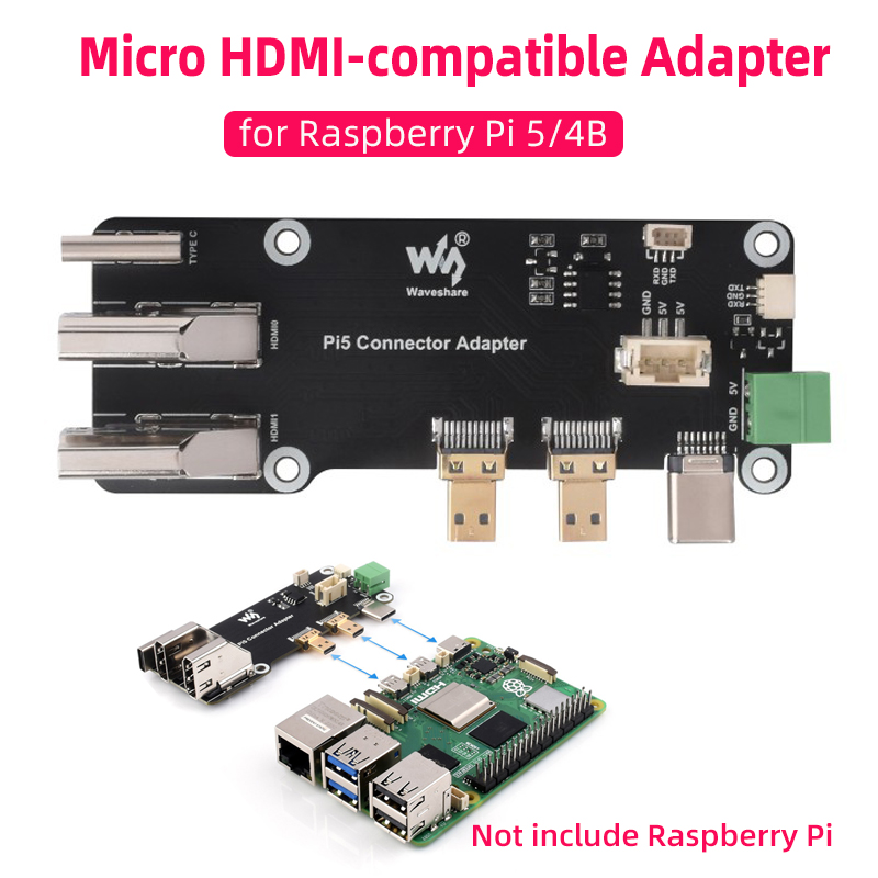Pi Power Supply - Raspberry Pi 5 4B Mikro HDMI
