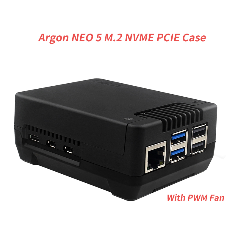 Argon NEO 5 M.2 NVME PCIE Kasa - Pi Power Supply incelemesi ve fiyatı
