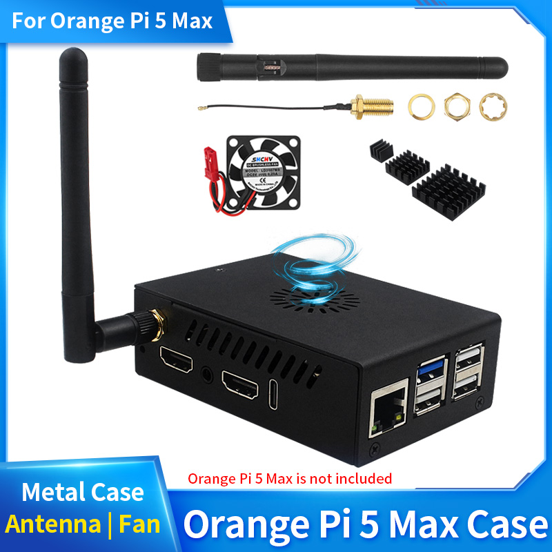 Orange Pi 5 Max Kasa, Fanlı Ak - Pi 5 Case incelemesi ve fiyatı