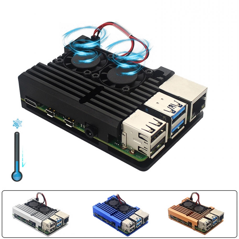 Raspberry Pi 4 Model B Alüminy - Pi 4 Case incelemesi ve fiyatı
