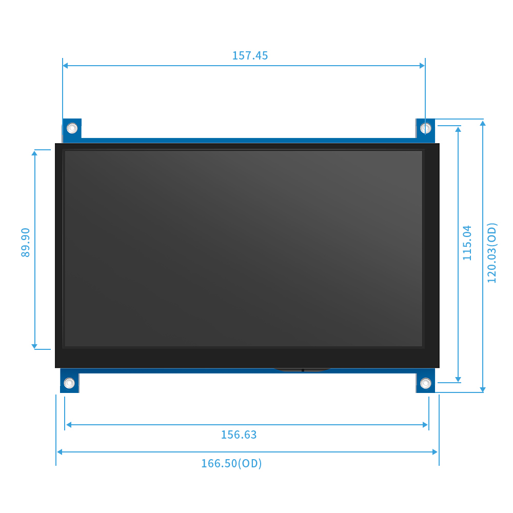 IPS 7 inç ekran AIDA64 LCD ekr - Raspberry Pi 4 incelemesi ve fiyatı