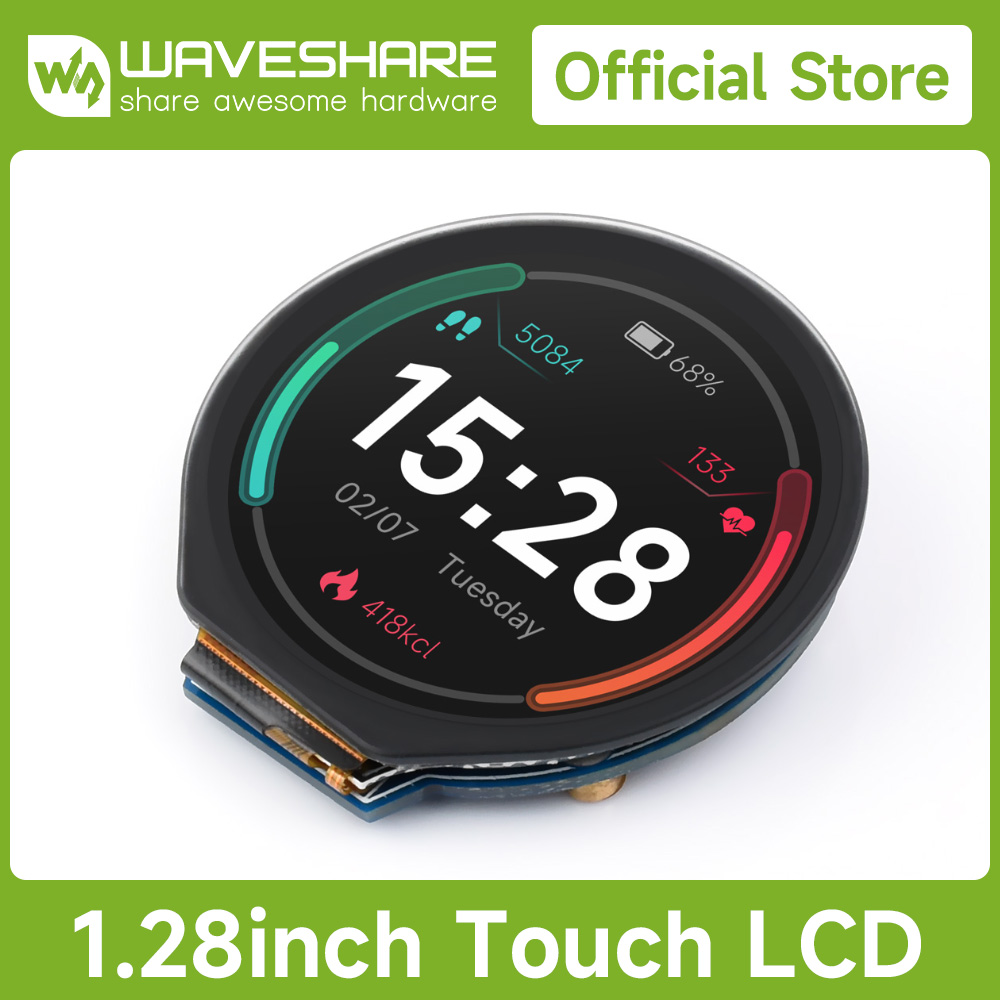 Waveshare 1.28 inç Yuvarlak LC - Pi Display incelemesi ve fiyatı