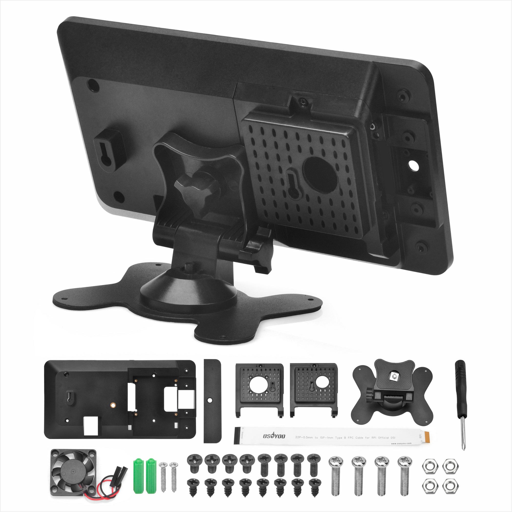 Raspberry Pi 5/4/3/2 için OSOY - Pi 4 Case incelemesi ve fiyatı