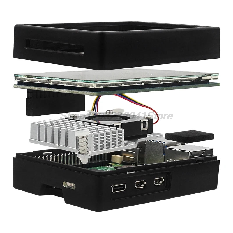 3.5 Inç Raspberry Pi 5 Dokunma - Pi 5 Case incelemesi ve fiyatı