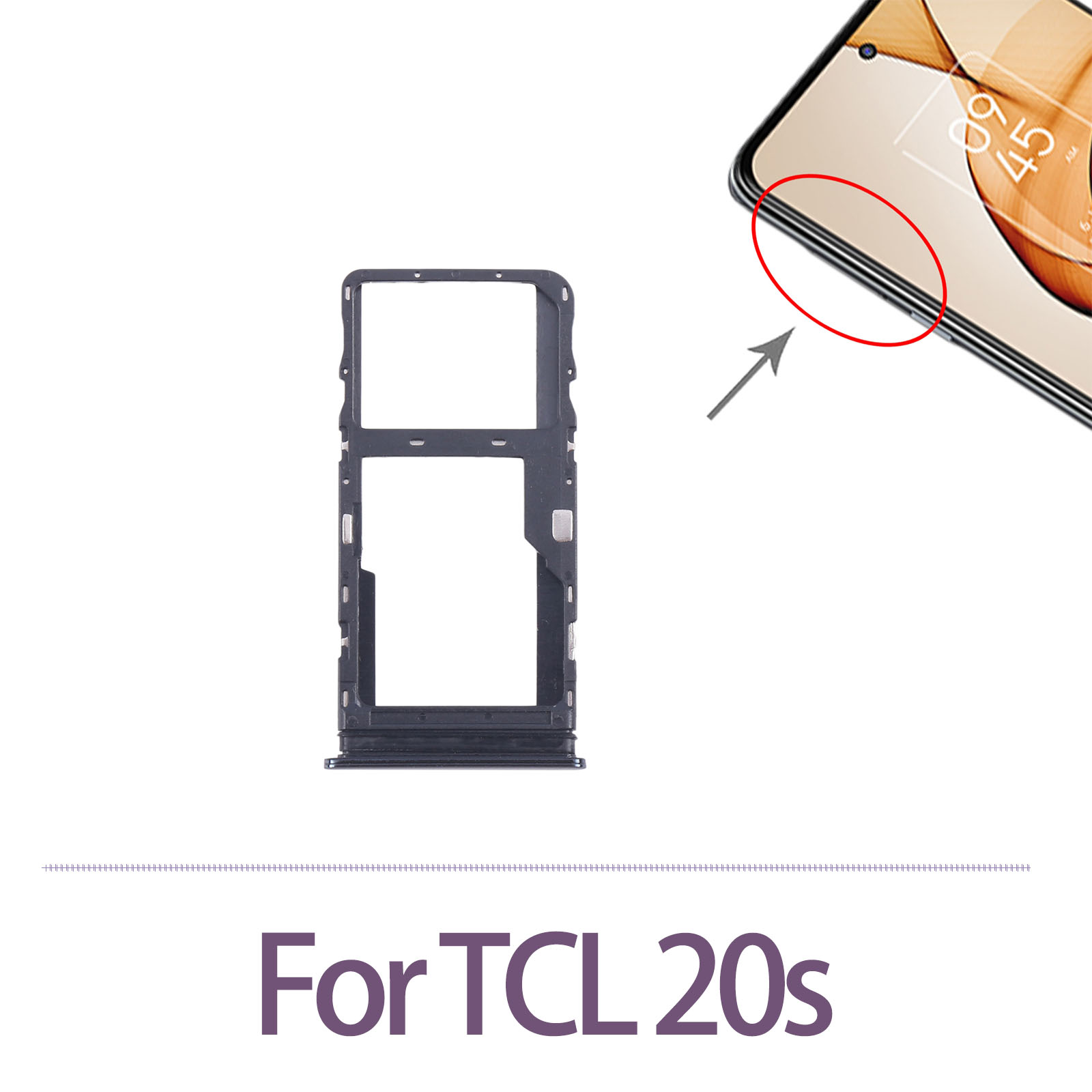 TCL 20s SIM Kart Tepsisi + Mik - Micro Sd Card incelemesi ve fiyatı