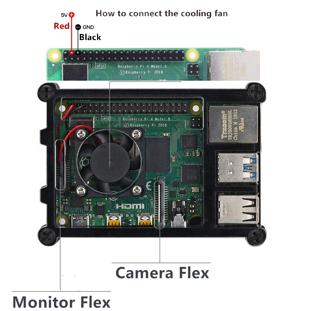 Raspberry Pi 4B için Soğutma F - Pi 4 Case incelemesi ve fiyatı