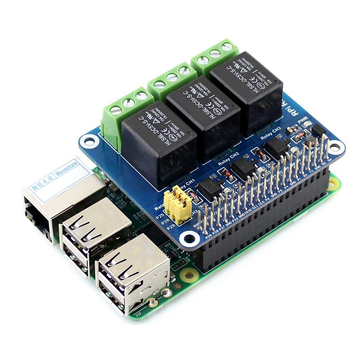 Waveshare 5V 3 Kanallı Röle Mo - Pi Zero incelemesi ve fiyatı