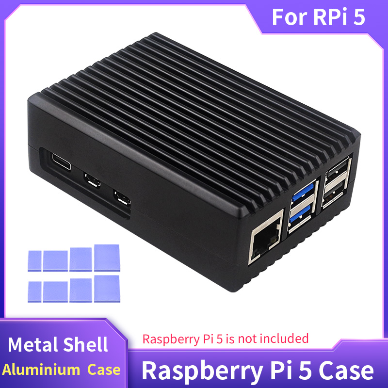 Ahududu Pi 5 Metal kabuk alümi - Pi 5 Case incelemesi ve fiyatı