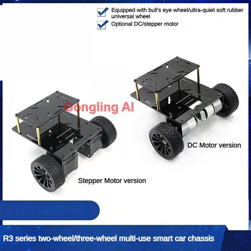 3WD Robot Araba, DC/Adım Motor - Raspberry Pi Kit incelemesi ve fiyatı