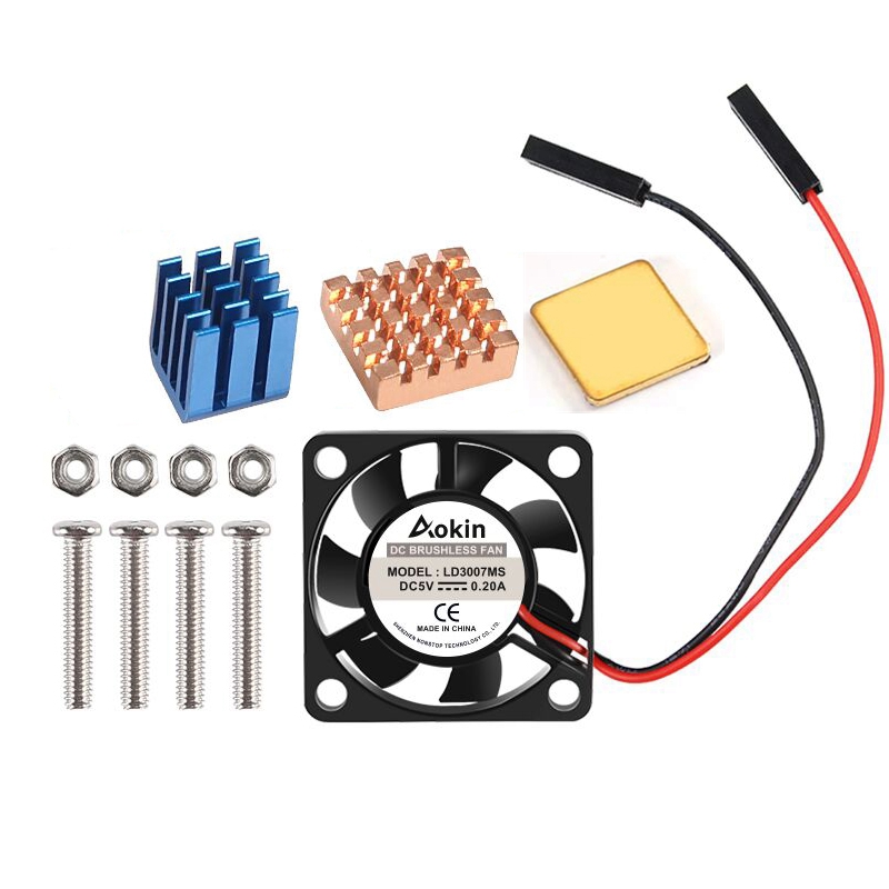 5V / 3.3V soğutma fanı vidalar - Pi Cooler incelemesi ve fiyatı