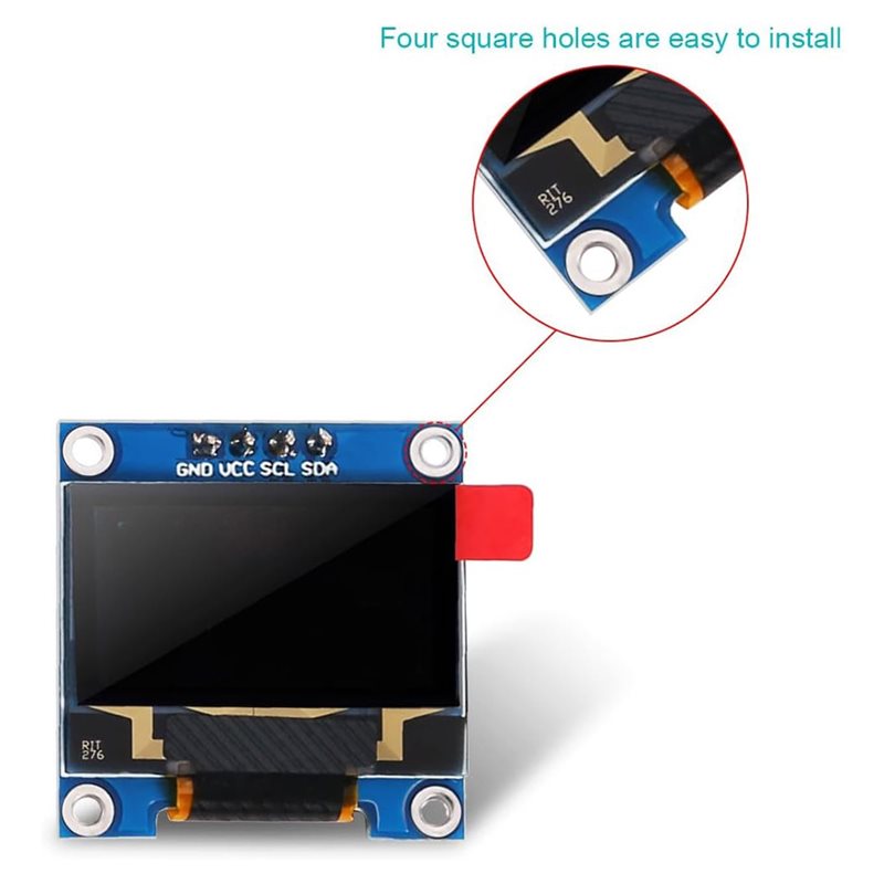A37T-4 Adet 0.96 Inç OLED Ekra - Pi Display incelemesi ve fiyatı